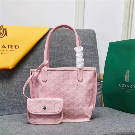 pink goyard bag japan|anjou mini bag goyard price.